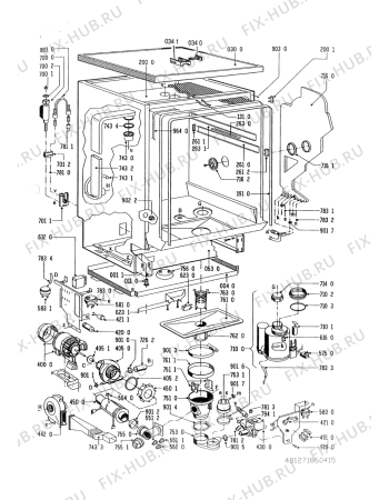 Схема №1 GSF 3174-S/D GSF 3174 S/D WS с изображением Обшивка для посудомоечной машины Whirlpool 481245378573
