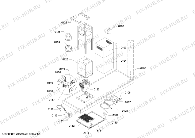 Схема №1 SOD38D7S0N с изображением Модуль управления для вентиляции Bosch 00604305