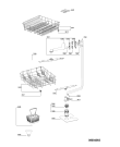 Схема №1 ADL 932 WH с изображением Панель для посудомоечной машины Whirlpool 481290508521