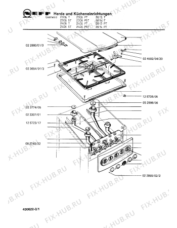 Схема №1 2306T с изображением Крышка для электропечи Bosch 00023774