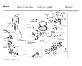 Схема №1 SHX46A02UC Bosch с изображением Панель управления для электропосудомоечной машины Bosch 00239021