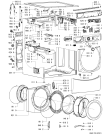 Схема №1 729 WT/CR с изображением Ручка (крючок) люка для стиралки Whirlpool 480111101173