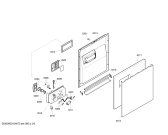 Схема №2 SGS53E32EU с изображением Панель управления для посудомоечной машины Bosch 00425919