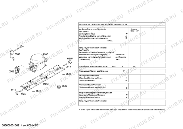 Схема №2 KGN57P72NE с изображением Плата для холодильника Bosch 00681083