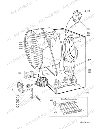 Схема №1 AWG 267 с изображением Декоративная панель для сушильной машины Whirlpool 481245319956