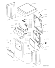 Схема №1 AWZ 221/2 с изображением Декоративная панель для сушилки Whirlpool 481245214117