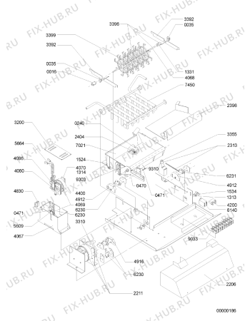 Схема №1 AGS 848/WP с изображением Дефлектор для холодильной камеры Whirlpool 483286003712