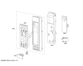 Схема №3 MEW301ES с изображением Панель для духового шкафа Bosch 00664944