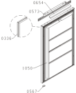 Схема №1 PVD7088V (535145, ZOI1128) с изображением Дверь для холодильника Gorenje 354571