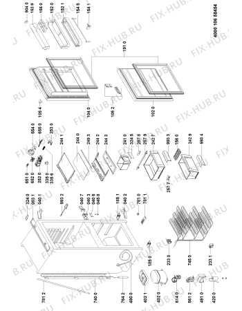 Схема №1 CB18054 (F090459) с изображением Инструкция по эксплуатации для холодильника Indesit C00356686