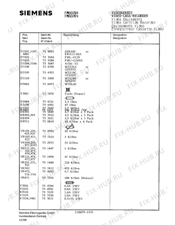 Схема №2 FM617K4 с изображением Интегрированный контур для видеотехники Siemens 00735276