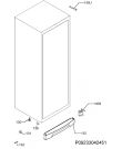 Схема №1 S74000KDX0 с изображением Дверка для холодильника Aeg 2801840451