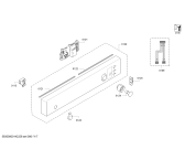 Схема №2 SKS62E88RU, SilencePlus с изображением Передняя панель для электропосудомоечной машины Bosch 00678364