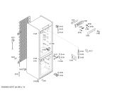 Схема №1 KGN39V63 с изображением Дверь для холодильника Bosch 00244393