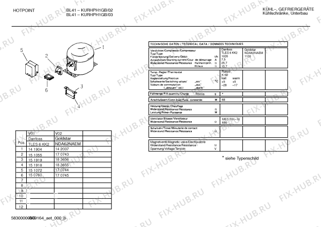 Схема №1 KURHPH1GB с изображением Панель управления для холодильной камеры Bosch 00353690