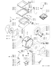 Схема №1 EV 1399 с изображением Обшивка для стиралки Whirlpool 480111100821