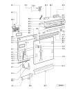 Схема №1 ADG 975/1 WHM с изображением Панель для посудомойки Whirlpool 481245379975