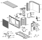 Схема №1 KAS21ZN (453953) с изображением Сетка для кондиционера Gorenje 460786