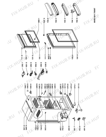 Схема №1 ARC 3130 с изображением Дверь для холодильника Whirlpool 481241619312
