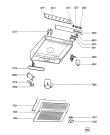 Схема №1 D 720 BR с изображением Фиксатор для вентиляции Whirlpool 481949268473