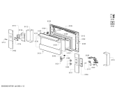 Схема №1 HB933R51 с изображением Держатель-разделитель для плиты (духовки) Siemens 00627255