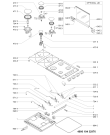 Схема №1 AKM 268/WH с изображением Кнопка для электропечи Whirlpool 481060118131