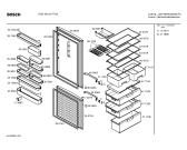 Схема №1 KGS46122FF с изображением Дверь для холодильника Bosch 00240816