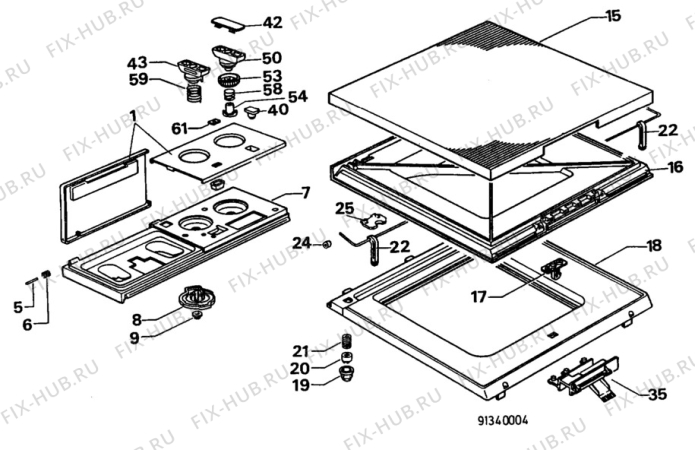 Взрыв-схема стиральной машины Zanussi ZT825JX - Схема узла W30 Panel,User manual B