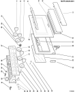 Схема №1 G740G3EW (F015721) с изображением Обшивка для духового шкафа Indesit C00053410