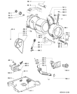 Схема №1 EXCELLENCE 1200 с изображением Декоративная панель для стиральной машины Whirlpool 481245216693