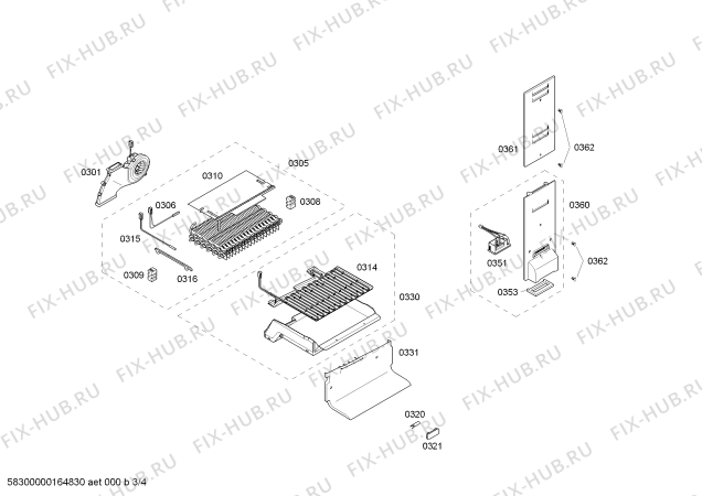 Схема №1 KG49NAI32G с изображением Модуль для холодильника Siemens 00659287