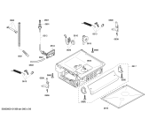 Схема №2 SGS44E62EU с изображением Передняя панель для посудомоечной машины Bosch 00662259