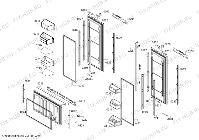 Схема №2 RY492701 Gaggenau с изображением Модуль управления для холодильника Bosch 00749405