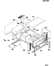 Схема №1 MG21RBK (F029244) с изображением Панель для плиты (духовки) Indesit C00145613