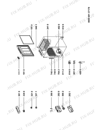 Схема №1 AFG5126M2 (F090702) с изображением Руководство для холодильной камеры Indesit C00358237