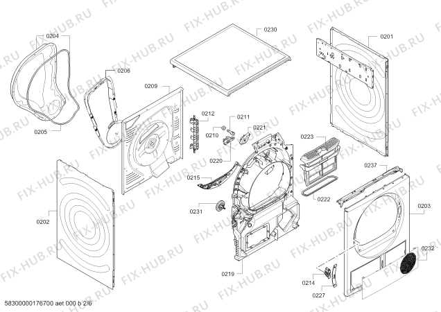 Схема №1 WT46W217IT IQ500 selfCleaning condenser с изображением Панель управления для сушильной машины Siemens 00749058