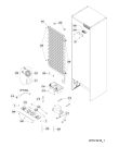 Схема №1 DPA 26/3 с изображением Держатель для холодильной камеры Whirlpool 482000019457
