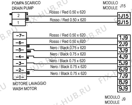 Большое фото - Проводка для стиральной машины Indesit C00093719 в гипермаркете Fix-Hub