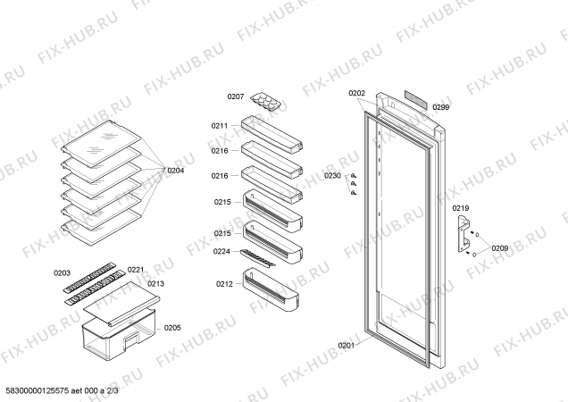 Схема №1 4FC14B10 с изображением Поднос для холодильника Bosch 00660277