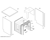 Схема №1 SGS43F62EU с изображением Передняя панель для посудомойки Bosch 00706978