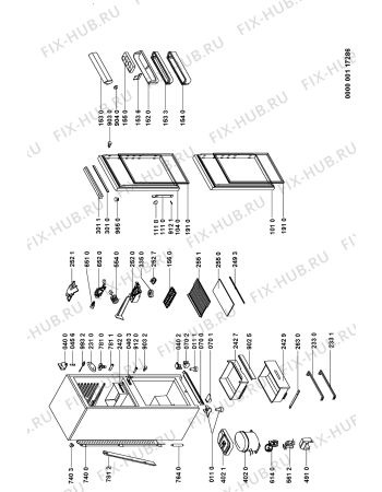 Схема №1 213 188 с изображением Фиксатор для холодильной камеры Whirlpool 481241879875