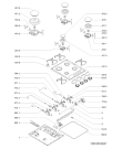 Схема №1 AKM 353/IX с изображением Покрытие для плиты (духовки) Whirlpool 481936069717