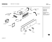 Схема №2 HB53155 с изображением Панель управления для духового шкафа Siemens 00369591