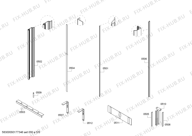 Схема №1 FIN36MIIL1 F 1911 VI с изображением Плата для холодильника Bosch 00770886