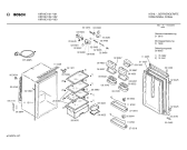 Схема №1 KIMMIV2 K258I-6 с изображением Накладка для холодильной камеры Bosch 00153441