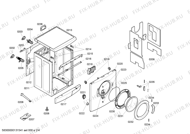 Схема №1 WM14E360FF E 14.36 с изображением Панель управления для стиралки Siemens 00669677