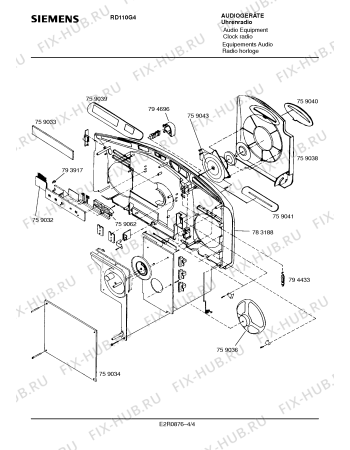 Схема №2 RD110G4 с изображением Инструкция по эксплуатации для комплектующей Siemens 00530998