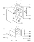 Схема №1 ARG 477/G с изображением Декоративная панель для холодильника Whirlpool 481946078312