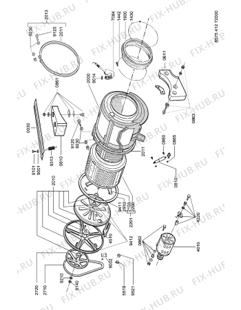 Схема №2 AWZ 412 с изображением Декоративная панель для стиральной машины Whirlpool 481246469019