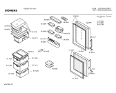 Схема №1 KG32FF1 с изображением Передняя панель для холодильника Siemens 00360006